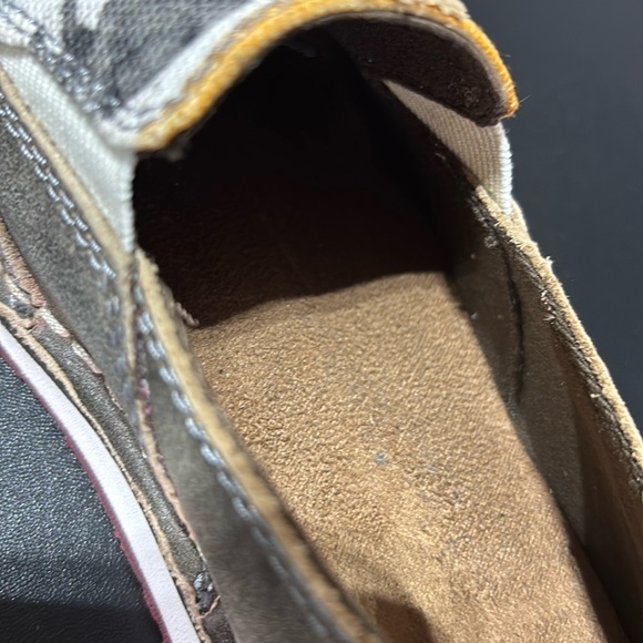 Ariat Cruiser Natural Taupe Buffalo print Leather upper slip on loafer,EVA sole - Picture 8 of 10